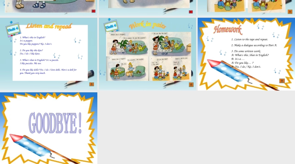 三年级英语上册 Unit 4(16)课件 苏教牛津版