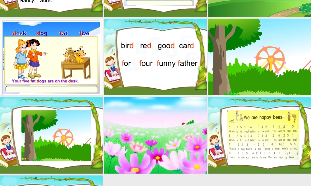 三年级英语上册 Unit 2(16)课件 苏教牛津版