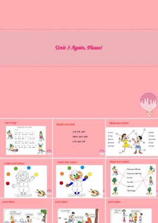 三年级英语上册 unit 3 again,please课件 冀教版（三起）-冀教版小学三年级上册英语课件