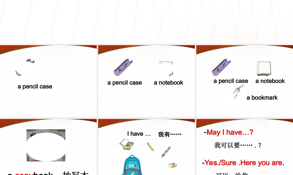 三年级英语上册 Unit 1(18) Part B课件 苏教牛津版