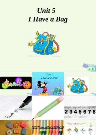 三年级英语上册 Unit 5 I have a bag课件1 陕旅版-陕旅版小学三年级上册英语课件