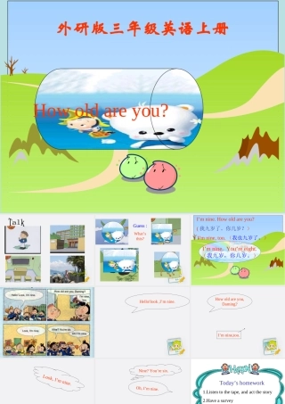 三年级英语上册 Module7 Lesson2(2)课件 外研版