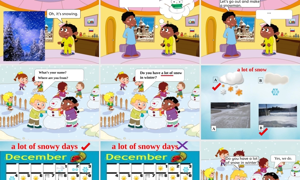 三年级英语上册 Unit 5 It’s a nice autumn day Lesson 17课件 北京课改版-北京课改版小学三年级上册英语课件