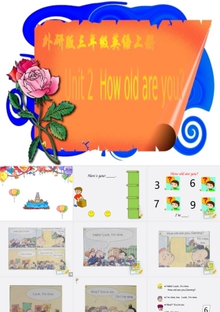 三年级英语上册 Module7 Unit2(3)课件 外研版