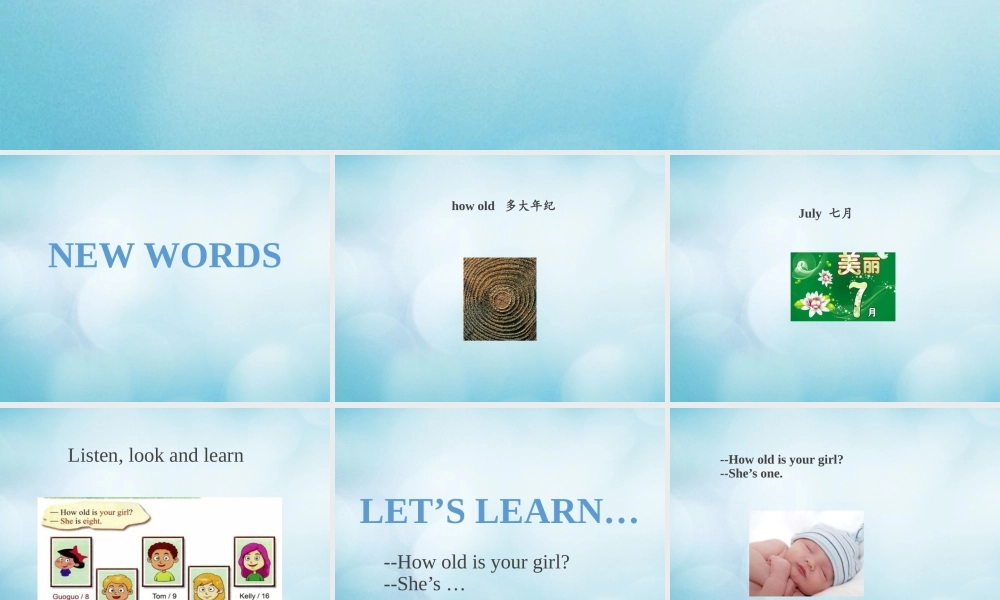 三年级英语上册 Unit 3 I was born on May 23rd Lesson 11课件 北京课改版-北京课改版小学三年级上册英语课件