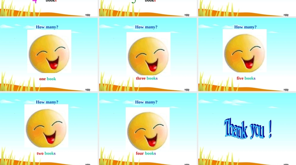 三年级英语上册 nit 1 Lesson 51 2 3 4 课件 冀教版