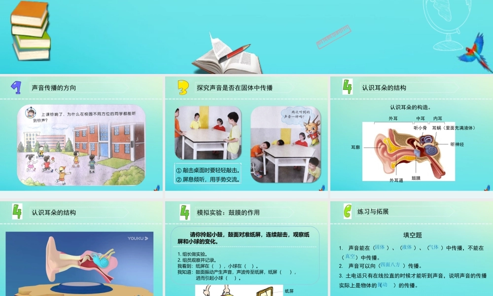 三年级科学下册 第三单元 声音的奥秘 10 声音的传播课件 苏教版-苏教版小学三年级下册自然科学课件