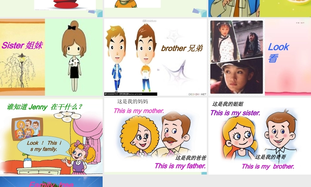 三年级英语上册 Unit 3 Lesson 1 This Is My Mother课件 鲁科版-鲁科版小学三年级上册英语课件