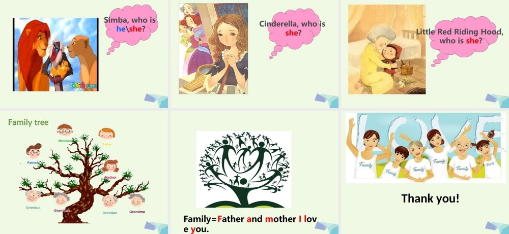 三年级英语上册 Unit 3 Lesson 2 He's My Grandpa课件2 鲁科版-鲁科版小学三年级上册英语课件