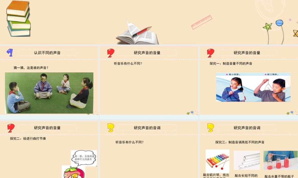 三年级科学下册 第三单元 声音的奥秘 11 不同的声音课件2 苏教版-苏教版小学三年级下册自然科学课件