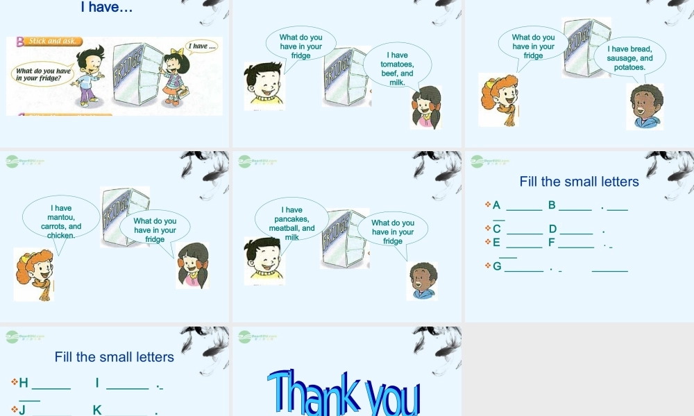 三年级英语上册 Unit 3 lesson 13课件 人教新起点