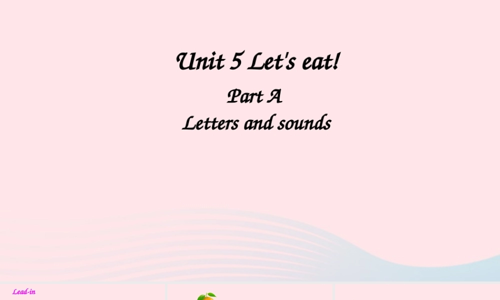 三年级英语上册 Unit 5 Let's eat Part A 第3课时备用课件+素材 人教PEP