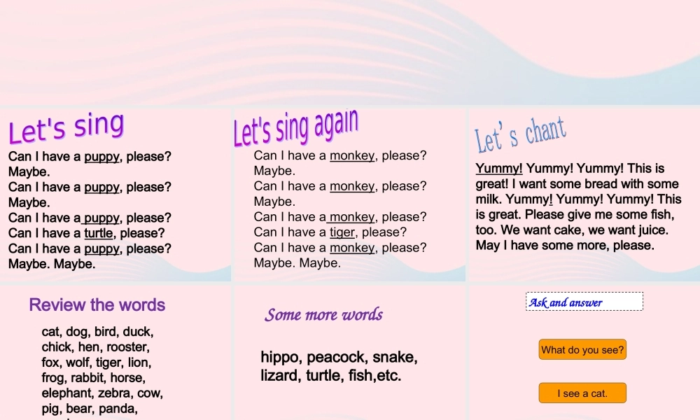 三年级英语上册 recycle 2第二课时课件 人教PEP-人教PEP小学三年级上册英语课件