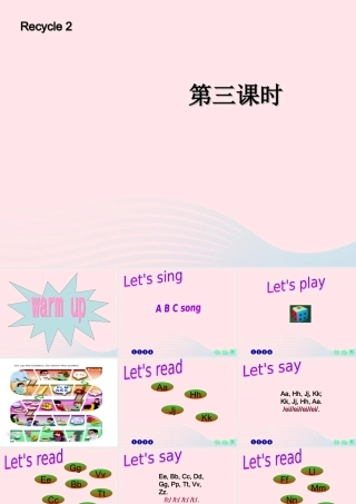 三年级英语上册 recycle 2第三课时课件 人教PEP-人教PEP小学三年级上册英语课件