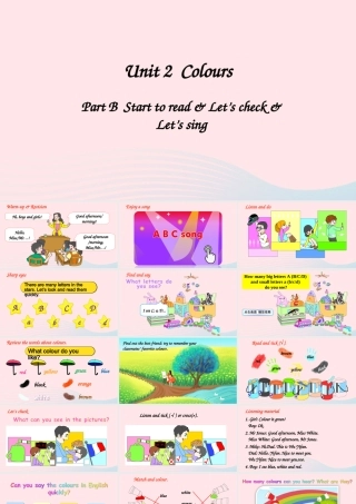 三年级英语上册 Unit 2 Colours Part B 第6课时上课课件+素材 人教PEP