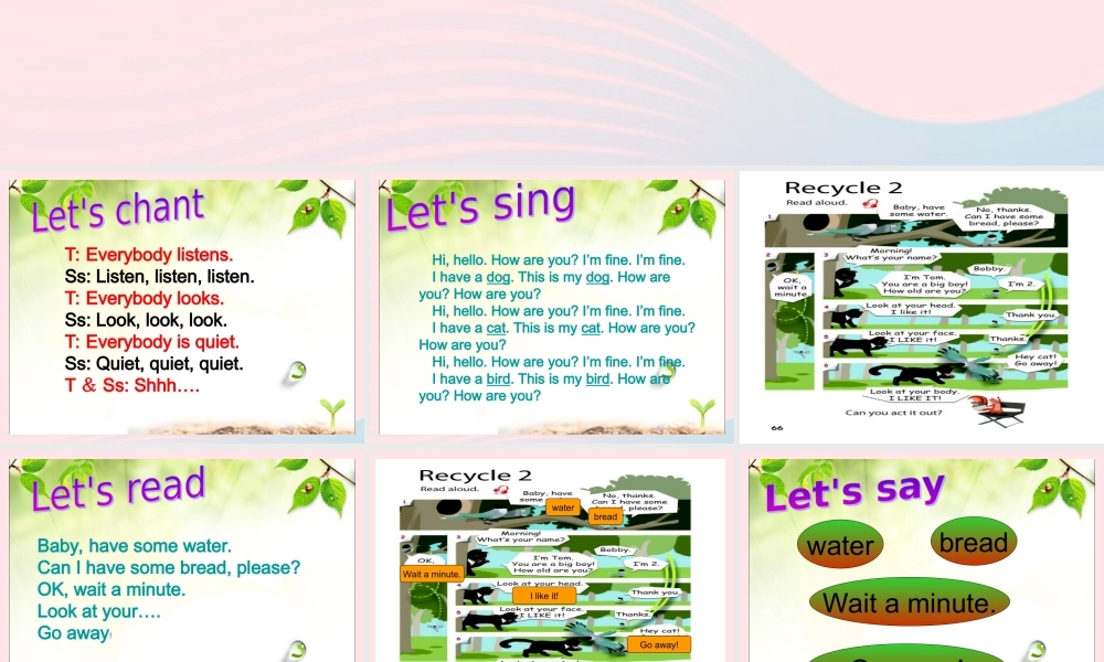 三年级英语上册 recycle 2第一课时课件 人教PEP-人教PEP小学三年级上册英语课件