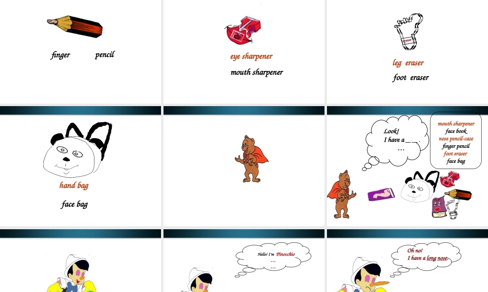 三年级英语上册 Recycle1课件 人教PEP