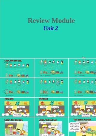 三年级英语上册 Review Module Unit 2课件 外研版（三起）-外研版小学三年级上册英语课件