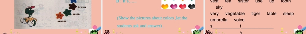 三年级英语上册 Unit 2 Friends and Colours Lesson 5 Orange， Brown， White， Black课件 冀教版（三起）-冀教版小学三年级上册英语课件