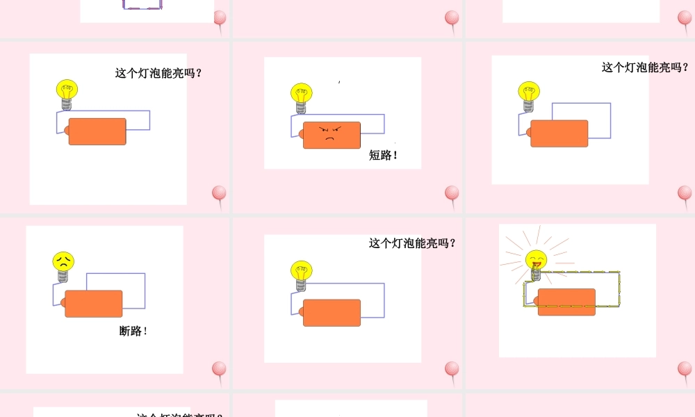 三年级科学下册 第五单元 第19课《灯泡亮了》课件1 青岛版五四制-青岛版小学三年级下册自然科学课件