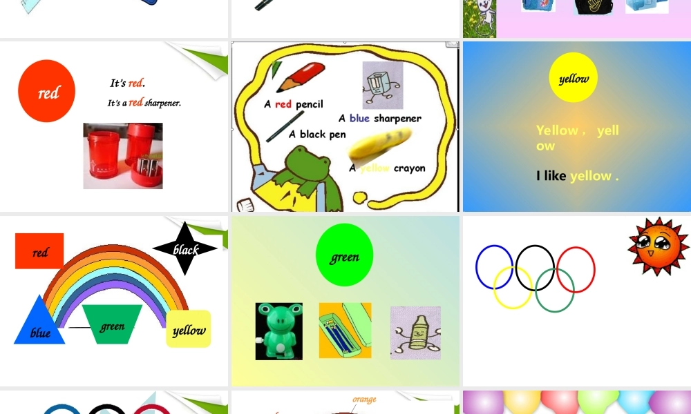 三年级英语上册 unit  9课件 广东版开心