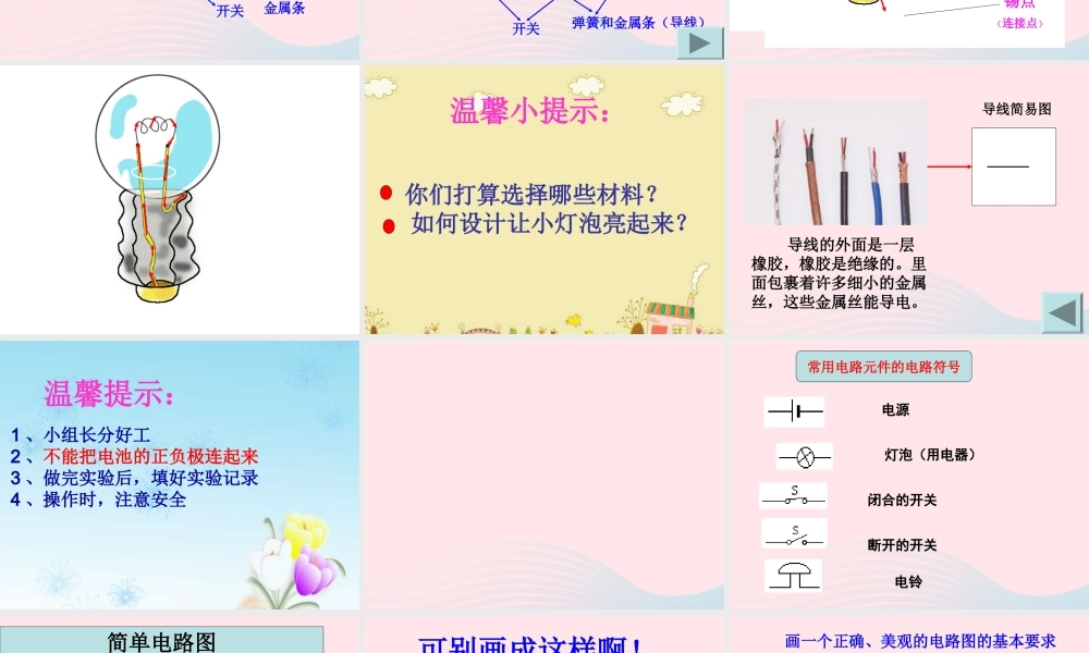 三年级科学下册 第五单元 第19课《灯泡亮了》课件4 青岛版五四制-青岛版小学三年级下册自然科学课件