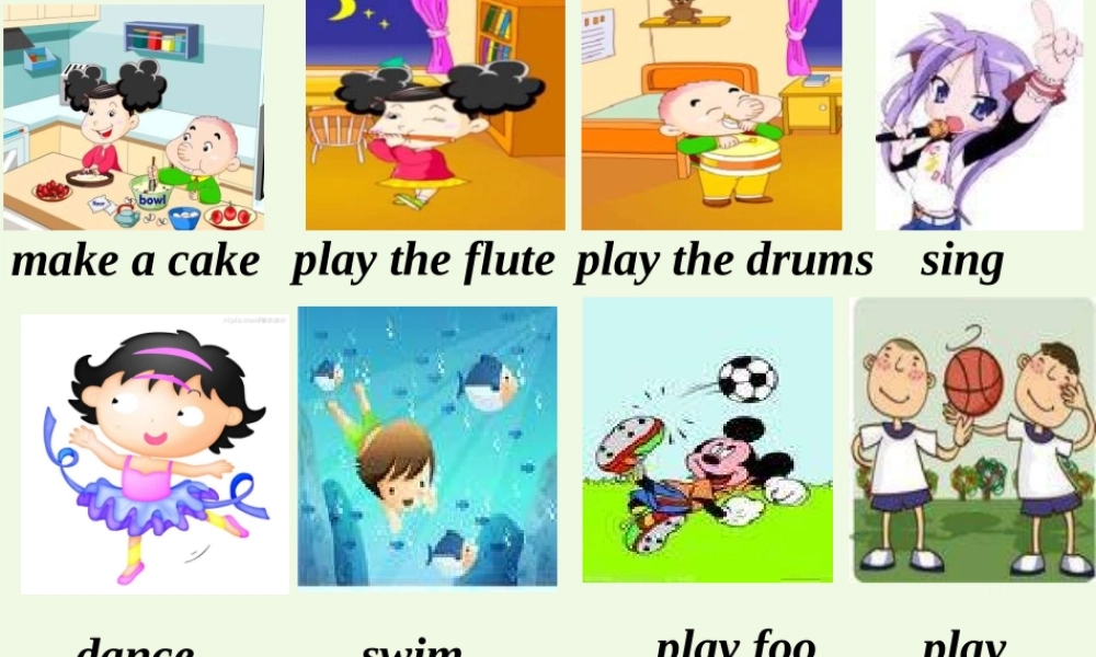 三年级英语上册 Unit 1 Can you run fast课件3 外研版（一起）-外研版小学三年级上册英语课件