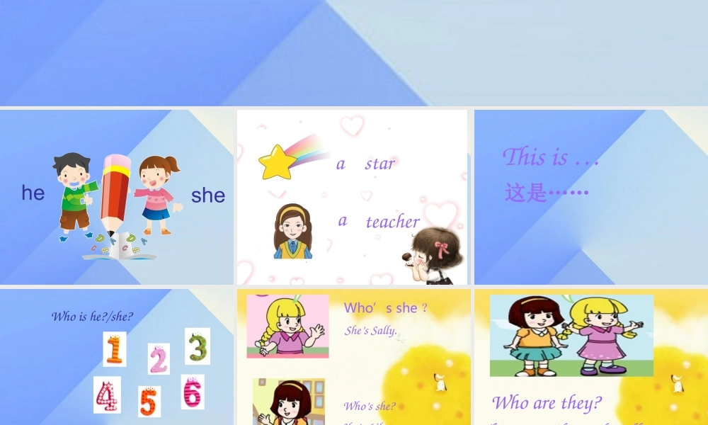 三年级英语上册 Unit 5 My family Part B课件1 （新版）闽教版-闽教版小学三年级上册英语课件