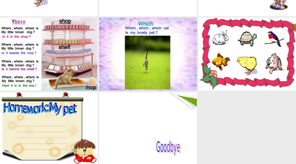 三年级英语上册 Unit 5 My pet课件 人教版新起点