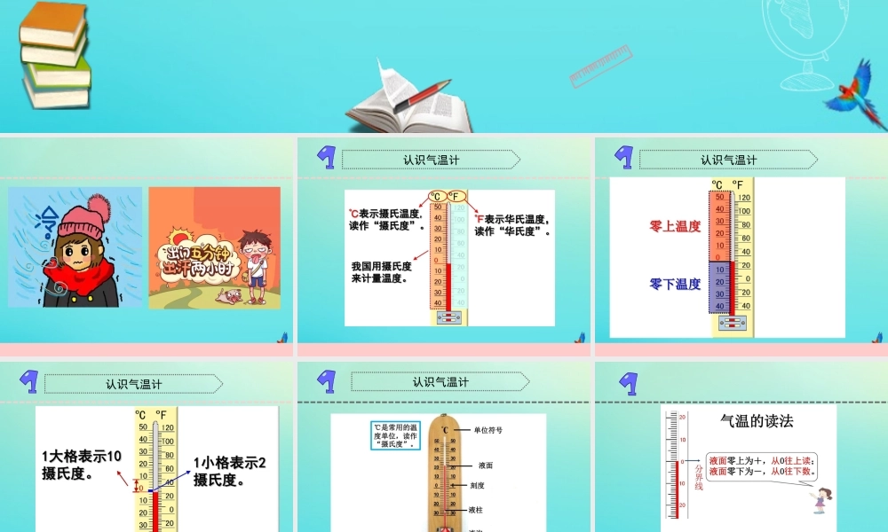 三年级科学下册 第五单元 观测天气 16 测量气温课件 苏教版-苏教版小学三年级下册自然科学课件