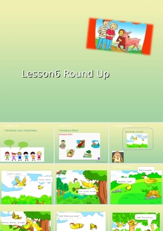 三年级英语上册 Unit 2 Friends Lesson 6 Round Up教学课件 北师大版（三起）-北师大版小学三年级上册英语课件
