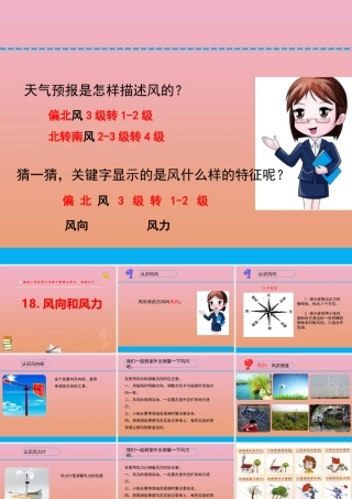 三年级科学下册 第五单元 观测天气 18 风力和风向课件3 苏教版-苏教版小学三年级下册自然科学课件