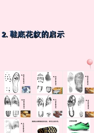 三年级科学下册 第一单元 第2课《鞋底花纹的启示》课件 青岛版五四制-青岛版小学三年级下册自然科学课件