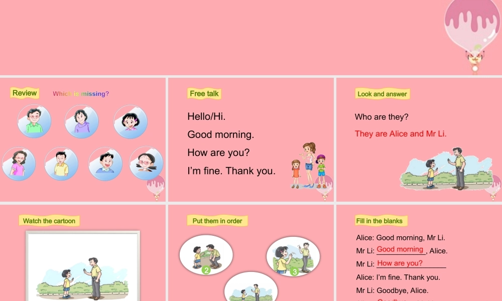 三年级英语上册 Unit 2 How are you（第2课时）课件 牛津上海版-牛津上海版小学三年级上册英语课件