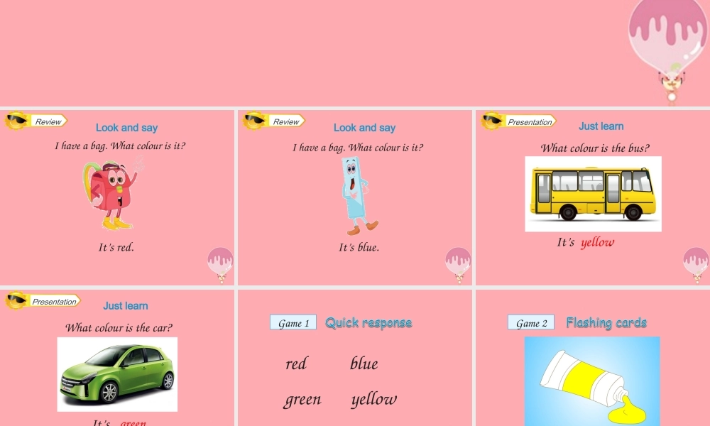 三年级英语上册 Unit 5 What colour is it（Lesson 26）教学课件 人教精通版-人教版小学三年级上册英语课件