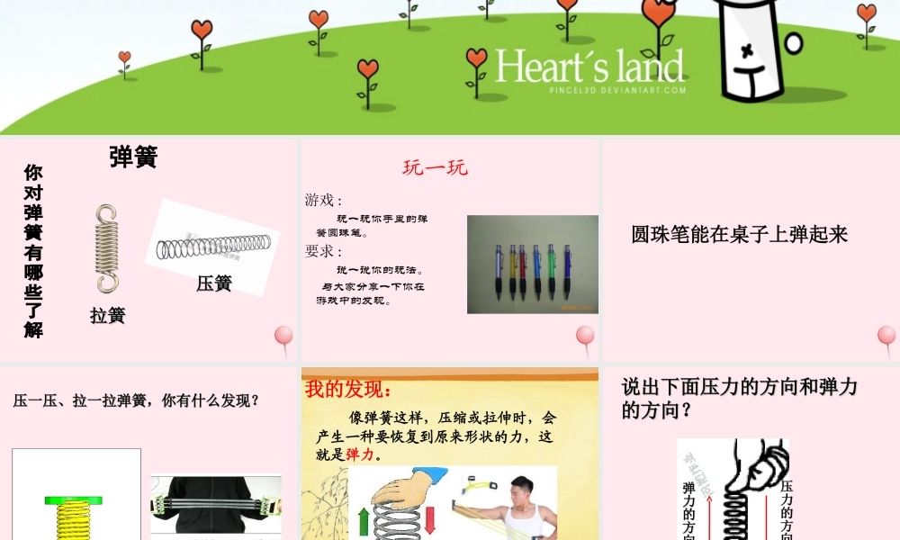 三年级科学下册 第一单元 第4课《弹簧里的学问》课件3 青岛版五四制-青岛版小学三年级下册自然科学课件