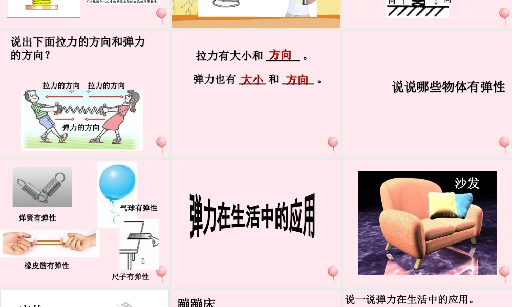 三年级科学下册 第一单元 第4课《弹簧里的学问》课件3 青岛版五四制-青岛版小学三年级下册自然科学课件