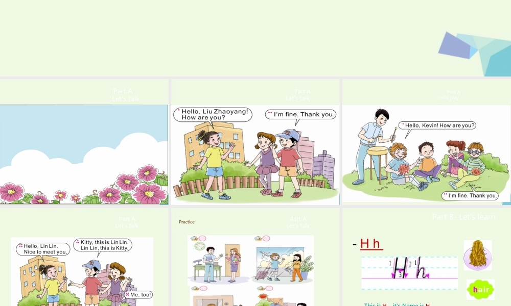 三年级英语上册 Unit 2 How Are You课件5 陕旅版-陕旅版小学三年级上册英语课件