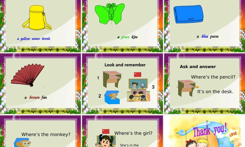 三年级英语上册 Unit 5(8)课件 苏教牛津版