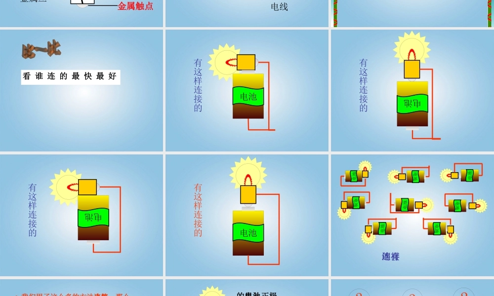 三年级科学下册 让灯亮起来1课件 鄂教版