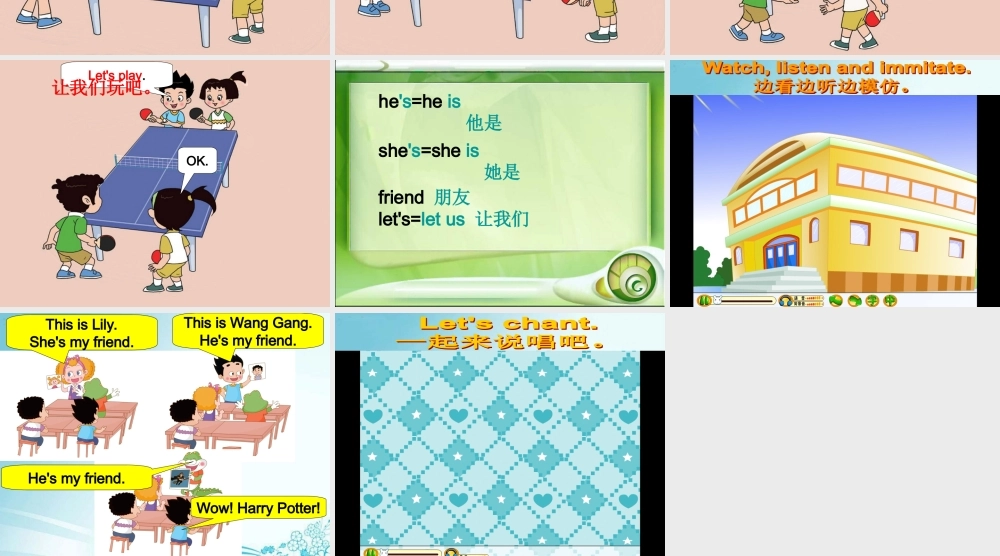 三年级英语上册 Unit 2 Lesson 3 She’s My Friend课件 鲁科版-鲁科版小学三年级上册英语课件