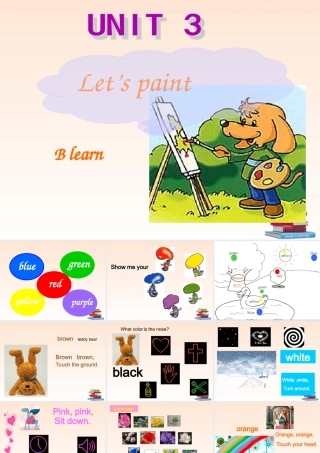 三年级英语上册 Unit 3(12) Part B Learn课件 人教PEP