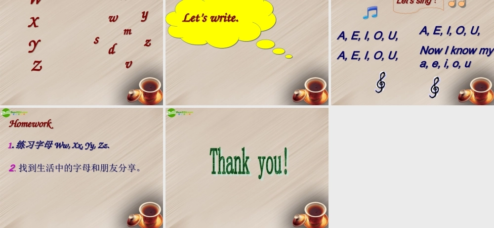 三年级英语上册 Unit 2 Lesson 12 More Letters课件 冀教版