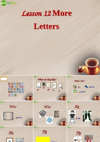 三年级英语上册 Unit 2 Lesson 12 More Letters课件 冀教版