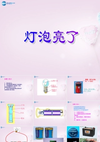 三年级科学下册《灯泡亮了》课件3 青岛版