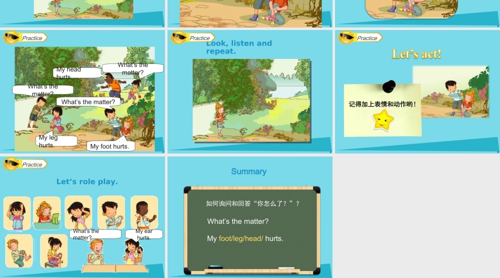 三年级英语上册 Unit 2 My Body（Lesson 2）课件 人教新起点-人教新起点小学三年级上册英语课件