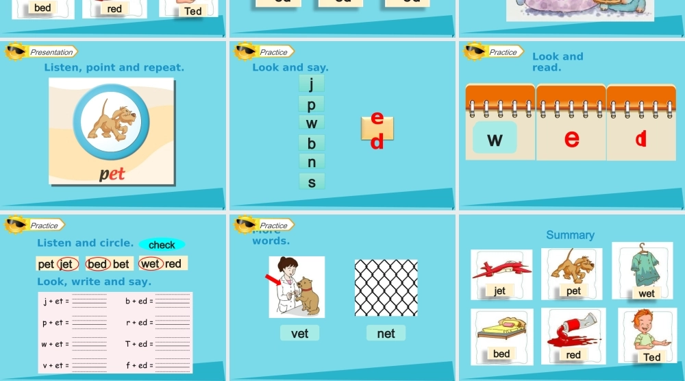 三年级英语上册 Unit 2 My Body（Let’s spell）课件 人教新起点-人教新起点小学三年级上册英语课件