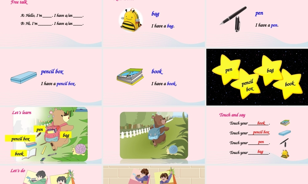 三年级英语上册 Unit 1 Hello Part B第1课时备用课件+素材 人教PEP