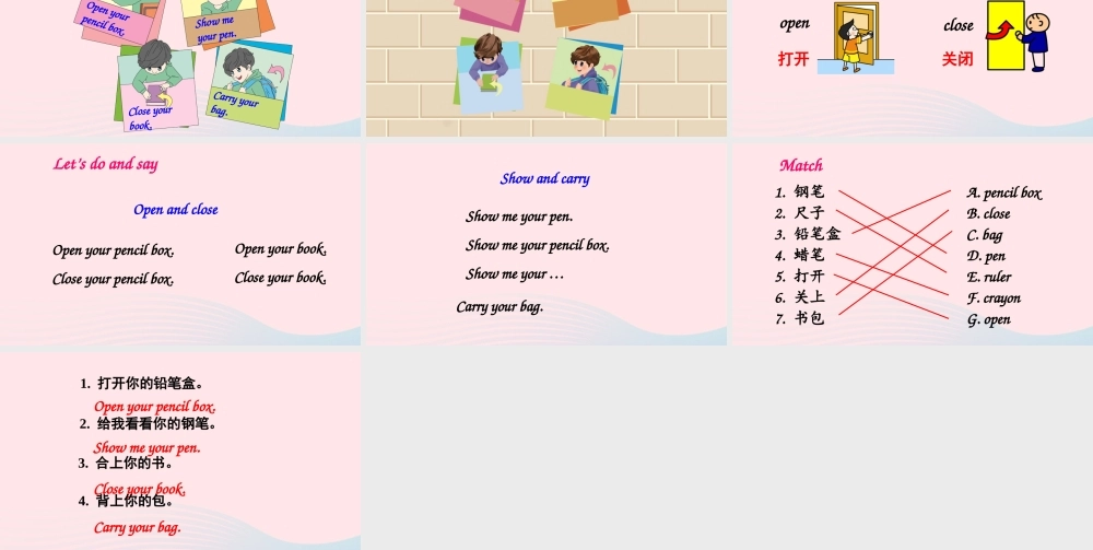 三年级英语上册 Unit 1 Hello Part B第1课时备用课件+素材 人教PEP