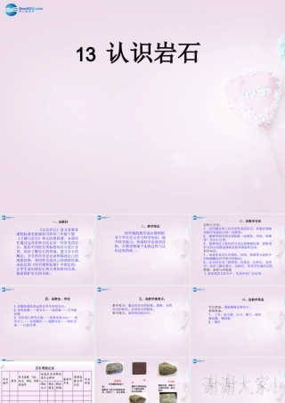 三年级科学下册《认识岩石》课件2 青岛版